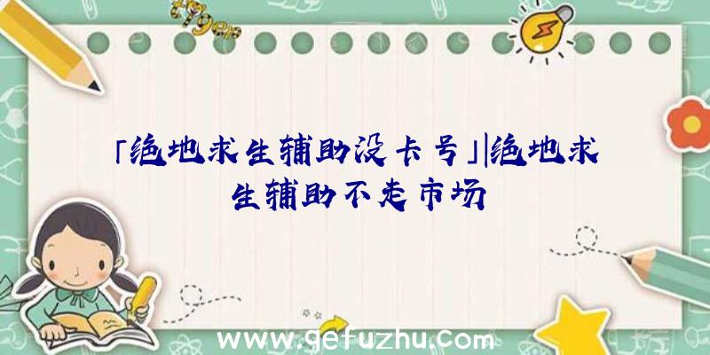 「绝地求生辅助没卡号」|绝地求生辅助不走市场